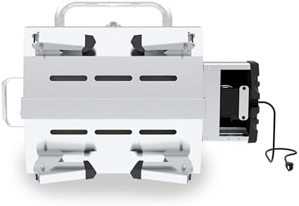 GrillPro 201119 GrillPro Table Top Portable Electric Grill in Stainless Steel