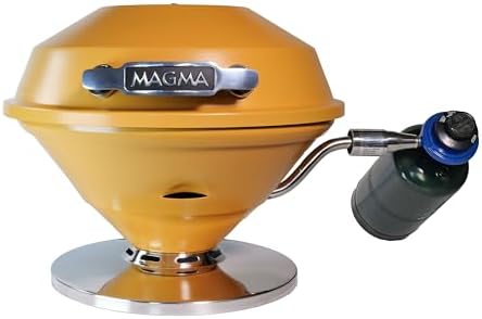 Magma C10-105-MUS Mustard Beach Fire Gas Grill | Portable Stainless Steel