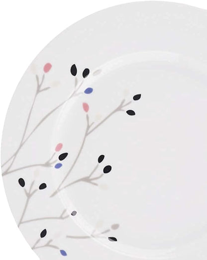 Amazon Basics 18-Piece Complete Kitchen Dinnerware Set, Microwave and
