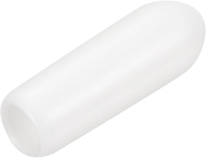 uxcell 20pcs Rubber End Caps 4mm(5/32") ID Vinyl Round End Cap Cover Screw Thread Protectors White