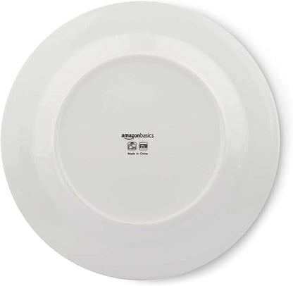 Amazon Basics 18-Piece Complete Kitchen Dinnerware Set, Microwave and