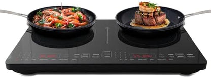 Nuwave Double Pro Cooktop Induction Countertop Burner, Portable, 50°F-575°F