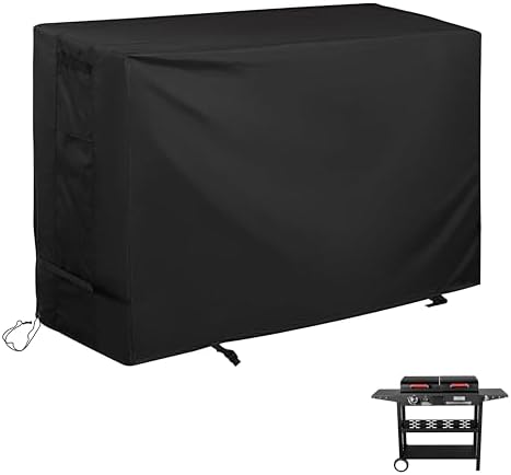 Griddle Cover for BESTFIRE Propane Gas Griddle Charcoal Grill Combo, Flat Grill Cover for BESTFIRE Flat Top Charcoal Gas Grill Combo