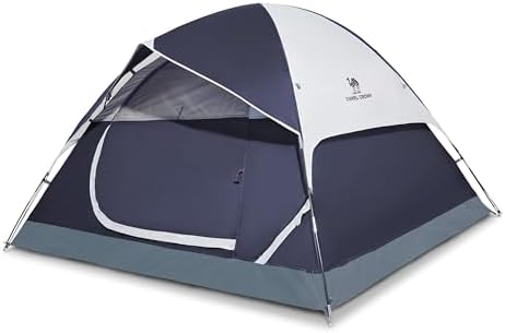 CAMEL CROWN Tents for Camping 2/3/4/5 Person Camping Dome Tent, Waterproof,Spacious, Lightweight Portable Backpacking Tent for Outdoor Camping/Hiking