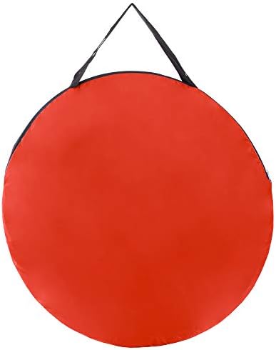Pop-up Tent 2 Person, Water Resistant Barrel Style Tent for Camping with Rain Fly and Carry Bag, Sunchaser 2-Person Tent by Wakeman Outdoors (Red)
