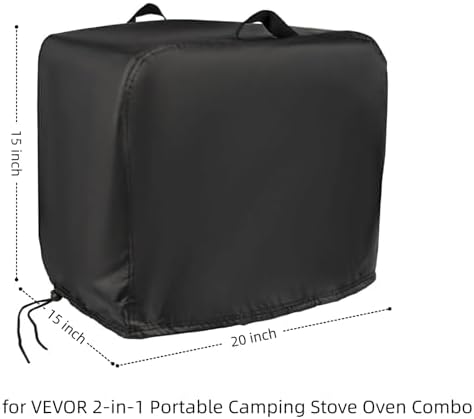 Pizza Oven Cover for VEVOR 2-in-1 Portable Gas Camping Stove Oven Combo