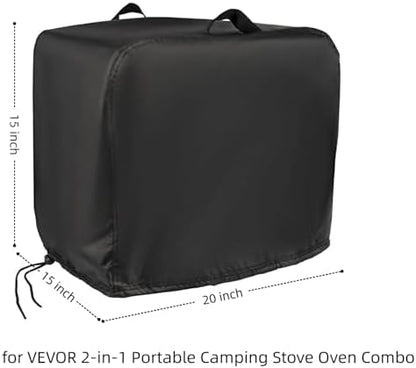 Pizza Oven Cover for VEVOR 2-in-1 Portable Gas Camping Stove Oven Combo
