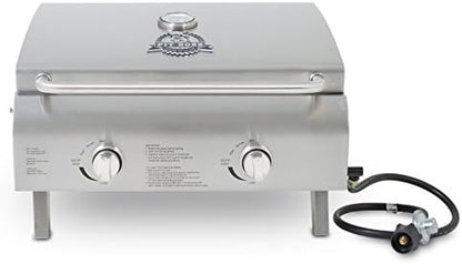 Pit Boss Grills 75275 Stainless Steel Two-Burner Portable Grill