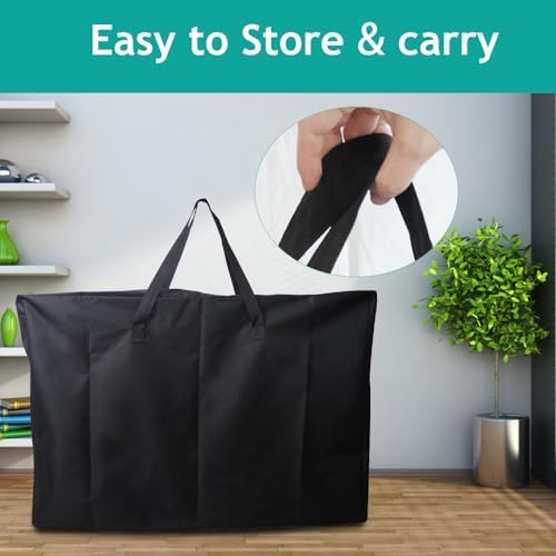 2 Pack Heavy Duty Folding Chair Storage Bag, 600D Chair Storage Case for Beach Camping Chair Zero Gravity Chair Folding Recliners, Extra Large Travel Bag with Zippers, 41.5" Lx 11" Wx 28.5" H