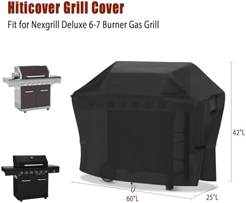 60" Grill Cover for Nexgrill 720-0898/720-0896 Deluxe 6-7 Burner