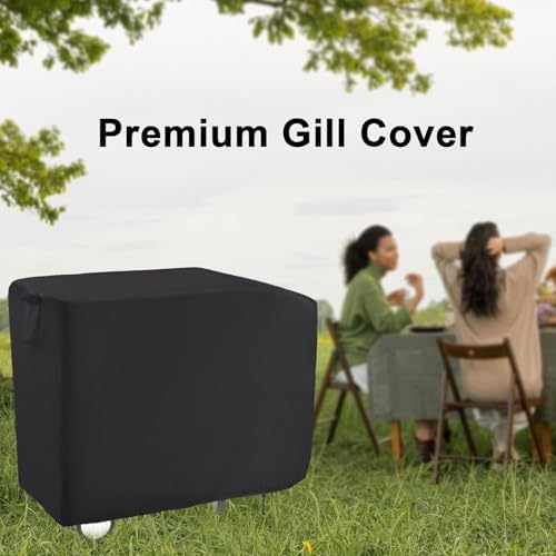 Charcoal Grill Cover for 24 in Royal Gourmet CD1824M Grill with Side Table