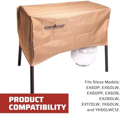 Camp Chef Patio Cover for 2-Burner Stoves, Beige