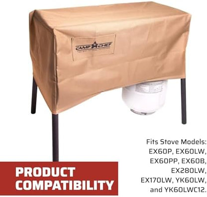 Camp Chef Patio Cover for 2-Burner Stoves, Beige