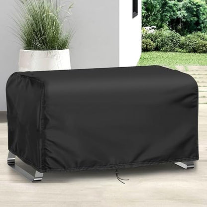 Tabletop Grill Cover Fits for NXR 3 Burner Gas Grills, 600D Heavy Duty 25'' Table Top Outdoor BBQ Cover for Nexgrill Nxr 820-0007GE Waterproof Black