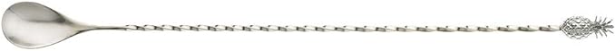 Barfly Pineapple Bar Spoon, End 13 1/4" (33.7 cm), Stainless Steel