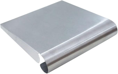 Stainless Steel Food Scooper, Food Mover, Food shovel Spatula, Cutting-board Scraper, Bench Scrape, Dough Cutter Tool, with Flat Bottom - for Cutting-board, Griddle, Containers, Serving (5.9")