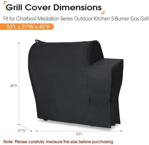 Grill Cover for Charbroil Modular Outdoor Kitchen 5-Burner Grill,