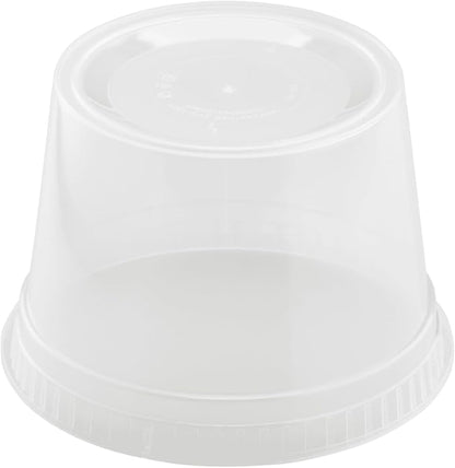Karat [16oz - 240 ct] Clear PP Injection Molded Round Deli Containers with Lids (FP-IMDC16-PP)