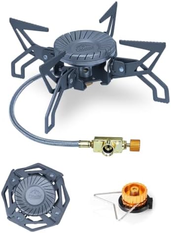 15000 BTUs Matte Mecha Gas Stove Portable Collapsible Camping Fire Burner