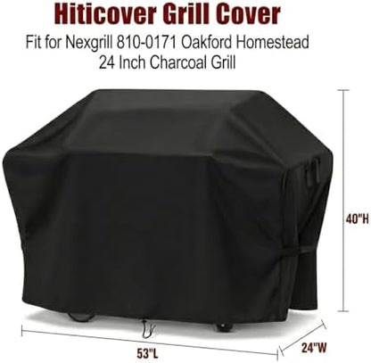 Grill Cover for Nexgrill Oakford Homestead 24 Inch Charcoal Grill