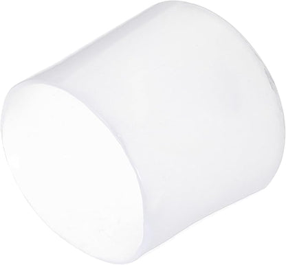 uxcell 20pcs Rubber End Caps 32mm ID Vinyl PVC Round Tube Bolt Cap Cover Screw Thread Protectors Clear