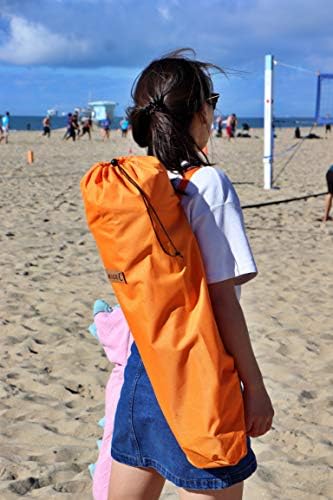 Nice C Low Beach Camping Folding Chair, River Sand Lake Chair (2P Orange)