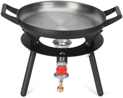 ONLYFIRE GRILLS Portable Propane Gas Stove with 17" Frying Pan, GS363