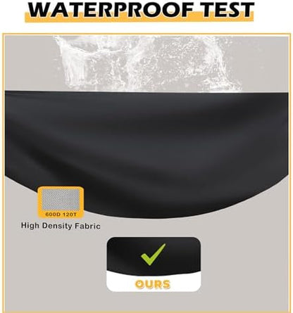 Pellet Grill Cover for ASMOKE AS350 Portable Smoker, Heavy-Duty 600D Pellet Smoker Cover for ASMOKE Portable Pellet Grill