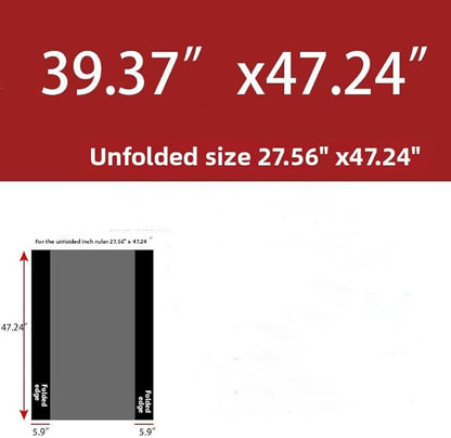 48 gallon heavy duty trash bags, 39.37x47.24 inches, black, extra strong construction & yard bags for commercial, industrial, garden waste, leakproof & puncture resistant(30 pieces）