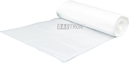 12-16 Gallon Trash Bags, 8 Micron High Density Garbage Can Liners Bulk, 24" x 33", Natural Clear, 1000 Count