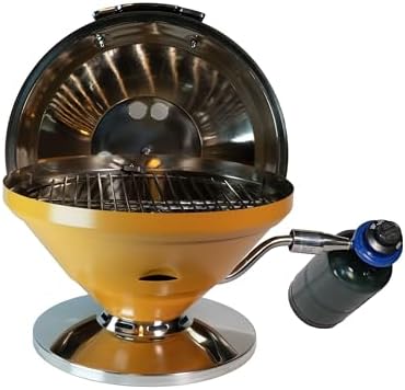 Magma C10-105-MUS Mustard Beach Fire Gas Grill | Portable Stainless Steel