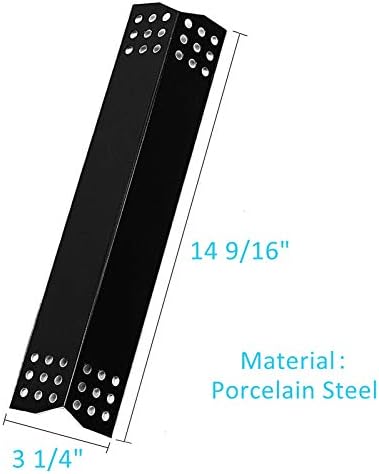 Replacement Parts Kit for Nexgrill 720-0925, 720-0882A, 720-0896, 5-Pack Heat Plates Flame Tamers Burner Tubes and Ignitors Replacement for Nexgrill Gas Grills 720-0896C,720-0925