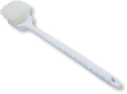 SPARTA 40501EC25 Plastic Large Scrub Brush, Kitchen Brush, Utility Brush With Long Handle For Cleaning, 20 Inches, Tan, (Pack of 6)