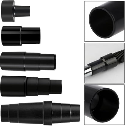 Universal Vacuum Hose Adapter Kit Reducer Attachment Set,Shop Vac Vacuum Hose Adapter 1 1/2 to 1 1/4 inch, 1 3/8 inch to 1 1/4 inch
