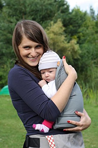 Baby Tula Infant Insert for Standard Baby Carrier, Newborn Support Cushion for 7 to 15 Pounds, Ergonomic Positioning and Head Support for Front Carry Only, Compatible Accessory - Black