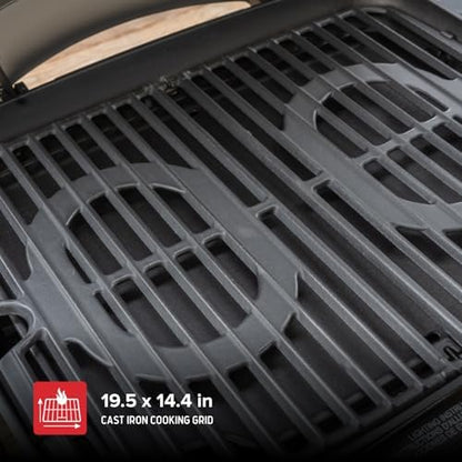 Nexgrill Tabletop 2 Burner Gas Grill & Griddle Combo, 2-in-1 with Handles