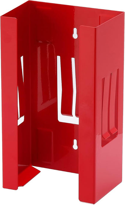 EMENTOL Magnetic Glove/Tissue Dispenser Holder, Red Glove Dispenser Wall Mount, Mount onto Tool Box or in Workshops