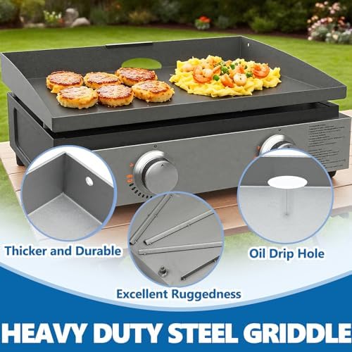 22 Inch Griddle Replacement Top for Blackstone 22 Inch Tabletop Griddles