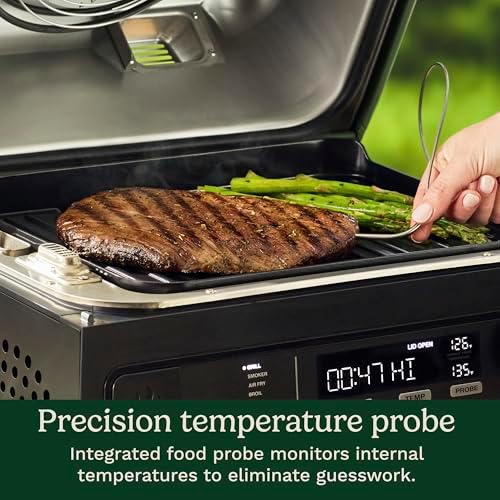 Cuisinart Outdoor Electric Grill, 8-in-1 Air Fryer/Grill/Smoker, 154 sq in