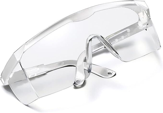 Safety Glasses, 5PCS Adjustable Wide-Vision Protective Glasses, Lightweight Fog-Proof Safety Goggles