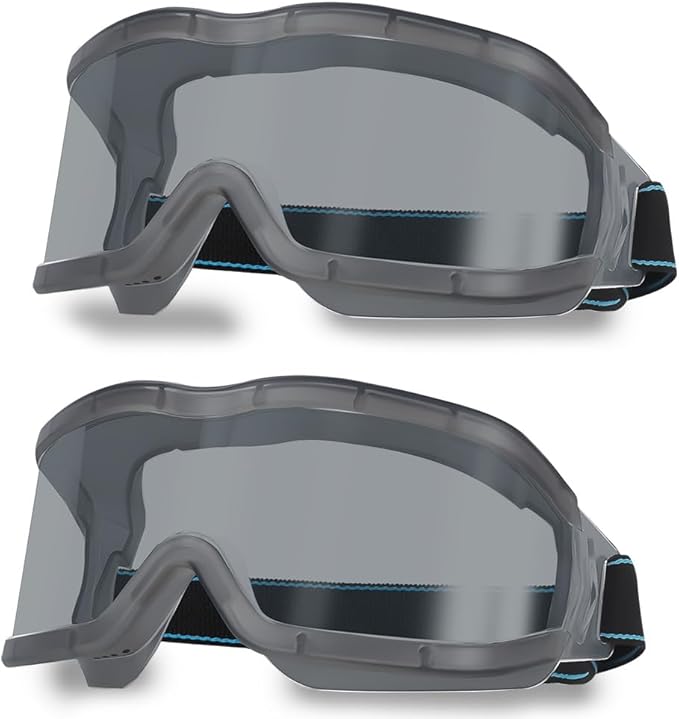 Chemistry Lab Safety Goggles,that Fit Over Glasses,Scientific, Construction, Woodworking, Anti-Fog,Splash,Vent