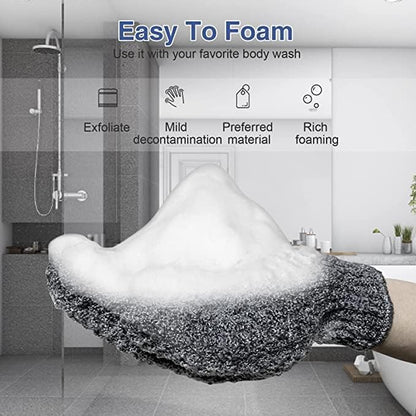 Yiclick 12Pcs Heavy Exfoliating Gloves, Body Scrub Glove For Shower Bath, Body Scrub Exfoliator, Exfoliating Body Scrubber for Bath Shower Exfoliation, Exfoliate Sponge Loofah Washcloth Mitt Men Women