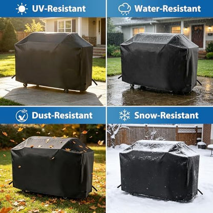 62 Inch Gas Grill Cover for Monument Denali 405&425 Grill, Waterproof 600D