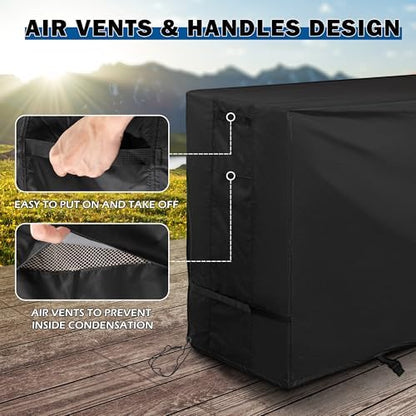 Griddle Cover for BESTFIRE Propane Gas Griddle Charcoal Grill Combo, Flat Grill Cover for BESTFIRE Flat Top Charcoal Gas Grill Combo
