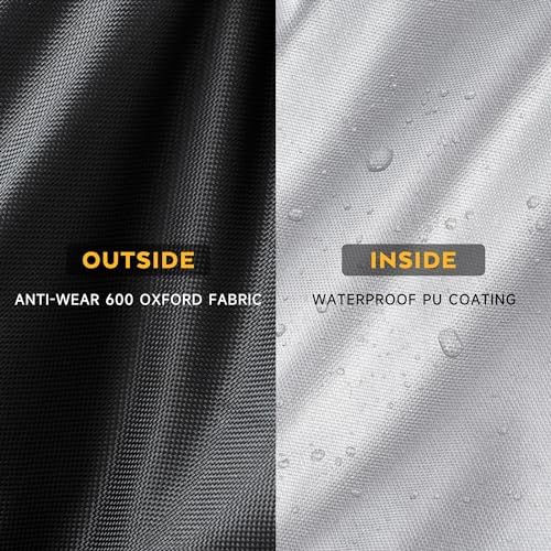 Pellet Grill Cover for ASMOKE AS350 Portable Smoker, Heavy-Duty 600D Pellet Smoker Cover for ASMOKE Portable Pellet Grill