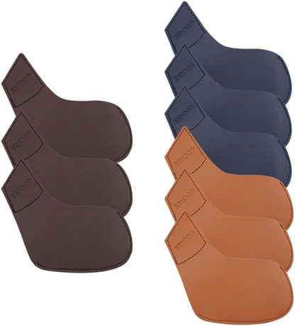 I Golf Iron Headcovers 10pcs PU Fit Both Right-Handed Clubs Golf Club Protector for Titleist Callaway Ping Taylormade Fit More Brands Golf Iron.