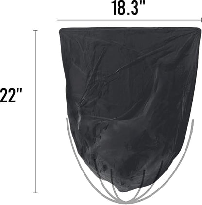 2-4 Gallon Trash Bags, 200 Count Black Garbage bags, Small Trash Can Bin Liners for Bathroom, Office, Industrial, Commercial, Janitorial, Municipal, Recycling…