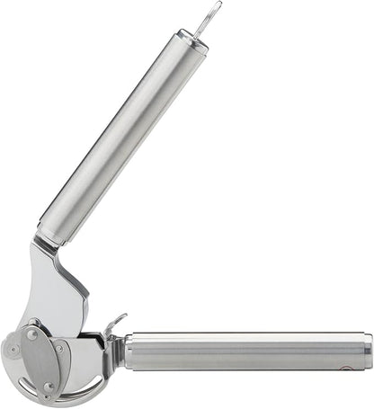 Rösle 12895 Stainless Steel Garlic & Ginger Press with Scraper for Effortless Mincing with Easy Cleanup, 13-inch