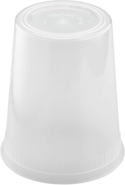 Karat [32oz - 240 ct] Clear PP Injection Molded Round Deli Containers with Lids (FP-IMDC32-PP)