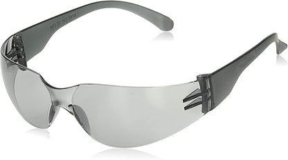 BISON LIFE Safety Glasses - Scratch Resistant Wrap Around Eyewear, Polycarbonate ANSI Z87.1 Impact Resistant Lens